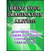 Custom Card Sleeves 60ct with Your Design for Gaming Cards Small Size, Yugioh, Vanguard