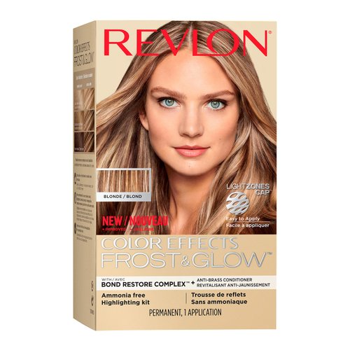 Revlon Permanent Hair Color, Permanent Hair Dye, Color Effects Highlighting Kit, Ammonia Free & Paraben Free, 20 Blonde, 8 Oz, (Pack of 1)