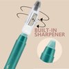 Daeuwiutr Green Eyeshadow Stick, Highlighter Eye Liner,Eye Brightener Stick, Shimmer Creamy Eyeshadow, Waterproof Eyeshadow Pencil Long Lasting Eye Shadow Makeup. #2 green shimmer