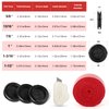 QCQIANG 63Pcs Rubber Grommet Kit, Drill Hole Firewall Hole Plugs Wire Protection, 6 Sizes 5/8" 13/16" 7/8" 1" 1-3/16" 1-1/2"(Round)