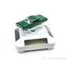 3.5″ Solar Rotating Display Stand with White Base for 1/64 Scale Model Cars 002-WH