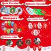Dilycery 118 Pcs Christmas Party Favors for Kids, Goodie Bag Stuffers, Pop Fidget Toys, Treasure Box Toys, Classroom Prizes, Goody Bags, Christmas Stocking Stuffers for Kids
