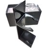 Black Acrylic Long Shaving Brush Stand