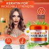 Keratin Hair Mask - Sulfate Free Hydrating Deep Conditioner Treatment for Dry, Damaged and Split Ends - Moisture for Frizzy and Curly Hair - For Women and Men - Moisturizer Care to Repair Damage