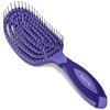 NuWay 4HAIR DoubleC PRO U.S. Patented Double Curved Detangling Brush is Hair Dryer Safe (Hyacinth)