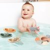 AMCHSURI Bath Toys Floating Boats with Bathing Spoon, 11 PCS Bathtub Mold Free Bath Toy for Babies Water Table Toys Toddler Christmas Birthday Gift for Preschool Boys/Girls
