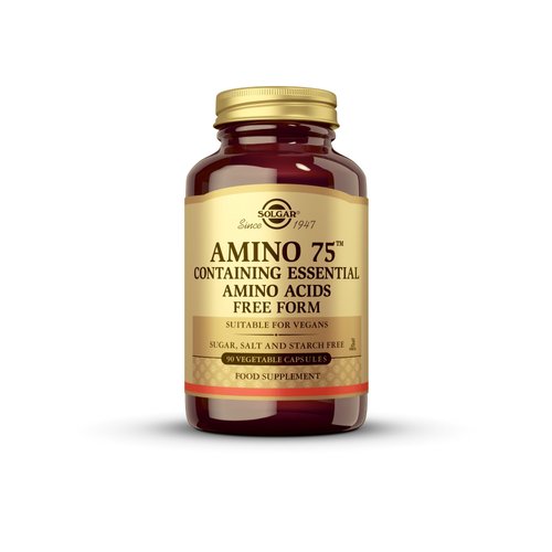 Solgar Essential Amino Complex, 90 Vegetable Capsules - Free Form Essential Amino Acids - Non-GMO, Vegan, Gluten Free, Dairy Free, Kosher - 90 Servings
