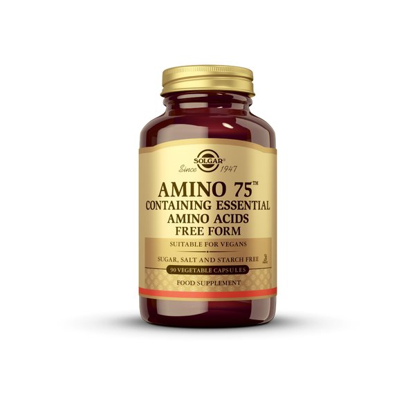 Solgar Essential Amino Complex, 90 Vegetable Capsules - Free Form Essential Amino Acids - Non-GMO, Vegan, Gluten Free, Dairy Free, Kosher - 90 Servings