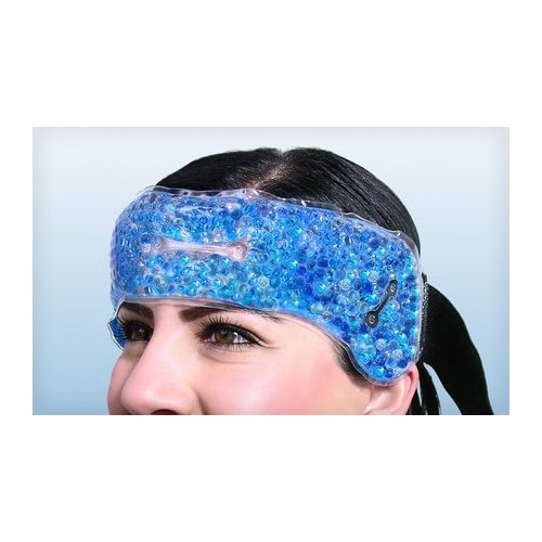 DuraCare Gel Migraine Relief Head Wrap Pad - Reduces Tension Sinus Headache HOT/Cold Stress As Seen on Tv