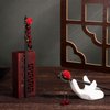 WILLBOND 2 Pieces Chinese Wooden Hair Sticks Retro Wooden Hairpins Japanese Classic Hair Chopsticks Handmade Flower Hair Accessories for Women Long Hair(Classic Style)