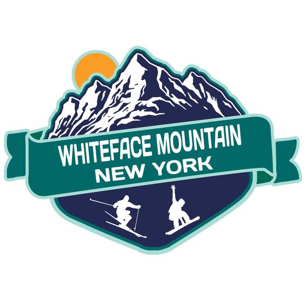 Whiteface Mountain New York Ski Adventures Souvenir 2 Inch Fridge Magnet Mountain Design