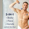 NIVEA MEN Maximum Hydration Body Lotion, 3-in-1 Nourishing Lotion for Men, 16.9 Fl Oz Bottle