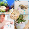 26pcs Ocean Mini Figurines, 13 Styles Resin Tiny Ocean Figurines Miniature Resin Sea Animals Trinkets Marine Aquarium Ornaments for Dollhouse Fish Tank Potted Garden Decorations