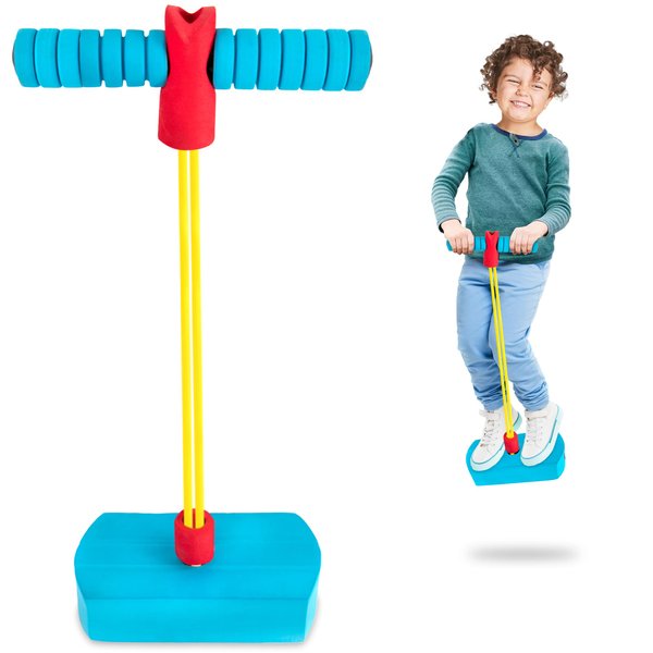 ArtCreativity Foam Pogo Jumper for Kids - Pogo Stick with Safe Foam Design - Kids’ Workout Equipment - Hopper Stick for Active Play Indoors and Outdoors - Gift for Boys and Girls 6 and Up