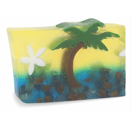 Primal Elements Glycerin Bar Soap | Helps All Skin Types, Sensitive, Oily & Dry Skin | NO PARABENS, VEGAN, GLUTEN FREE, 100% VEGETABLE BASE - (Paradise Sunset)
