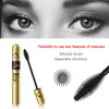 2PCS 4D Black Waterproof Silk Fiber Mascara -5X Longer, Fuller, Black and Bolder- Achieve Mesmerizing Lashes