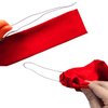 HYFEEL Wire Headbands for Women Knotted Bows Cute Fashion Plain Twisted Satin Ribbon Girls Hair Scarf Accessories Solid Colors - Red