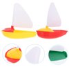 Vaguelly Toy Boat Bath Toys, Mini Sailing Boat Yacht Pool Toy Speed Boat Sailing Boat Bathtub Floating Toy for Kids Educational Toys Bathing Swimming Pool Toy