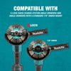 Makita E-07222 X-Lock 4-1/2" Turbo Rim Diamond Blade for Masonry Cutting, 2/pk