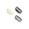 Snap Comb Hair Clips for Veil, Hair Extensions 32 mm - Ivory - 12 Pieces