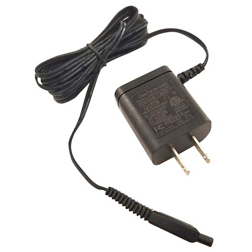 Andis 17165 Replacement Charging Cord Adapter for ProFoil Lithium TS-1 & TS-2 Shaver - Plug Directly into Wall Outlet or Socket - Compatible for Quick, Convenient Charging Shaver, Black