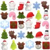 Christmas Squishies Mochi Squishy Toys 30 PCS, Kawaii Christmas Toys Christmas Party Favors Stocking Stuffers Gifts for Kids Girls Boys, Christmas Goodie Bag Stuffers Stress Reliever Toy Pack