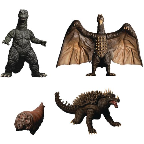 MEZCO TOYS 5 Points XL Godzilla Destroy All Monsters RD1 Box Set