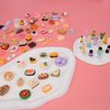 MUYIZI 100Pcs Miniature Food with Storage Box Mini Food Miniature Doll House Accessories Small Resin Doll Food Dollhouse Food Set for Pretend Play Kitchen