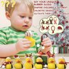 SQZUWTI 24 Pack Christmas Rubber Ducks Baby Showers Accessories Jeep Bath Toys for Kids Boys Girls Toddlers Christmas Party Favors Stocking Stuffers Gifts