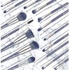 Makeup Brushes, HEYMKGO 16Pcs Makeup Brush Set Professional Synthetic Foundation Blending Blush Face Brushes, Eye Shadows Concealers Powder Brush Kit for Makeup