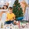 Christmas Advent Calendar 2024, 6 in 1 Building Blocks, 24 Days Countdown Calendar Toys for Kids, Christmas Building Toys Party Favors, Kids Christmas Gifts for Boys & Girls