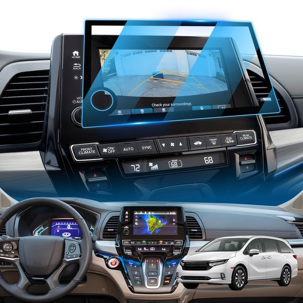 LFOTPP 2023 2024 Odyssey Screen Protector for 8 In Glass [2018-2024 EX/EX-L/Sport/Touring/Elite] Infotainment CenterTouch Protector 2018-2024 Odyssey Accessories Anti-Scratches HD High Sensitivity