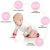 4 Pieces Baby Wrist Rattles Animal Pattern Newborn Rattle Foot Rattles Toy for 0-12 Months Babies Boy Girl Infant Birthday Gifts Educational Toys, 4 Designs (Sheep, Dog, Chick, Monkey)