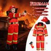 14Pcs Toddler Dress up Clothes,Boys Dress up Costumes for Play,Kids Dress up Set with Firefighter,Construction Worker,Chef,Police Costume,Toddler Boy Toys Christmas Birthday Gifts for 3-6 Years Old