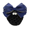 4Pieces Hair Clips with Snood Hair Barrette with bowknot Hair Bun Cover Accessories for Women
