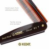 Kent 82T Hair Comb and Wide Tooth Beard Straightener for Hair Care - Folding Saw Cut Wide Tooth Comb Hair Straightener/Switchblade Comb Detangling Comb Hair Straightener Comb (4") (PACK OF 6)
