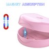 Orthodontic Mouthguard Case Dental Retainer Case-Pink