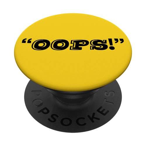 Oops! Pop Phone Grip for Smartphones & Tablets PopSockets Grip and Stand for Phones and Tablets