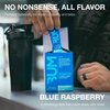 RAW Electrolytes Powder Hydration Drink Mix Packets, BUM Hydrate (Blue Raspberry, 20 Servings), Electrolyte Hydration Packets Support Muscle Function & Endurance, Keto Free Electrolytes Powder Packets