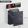 500 Pcs Black Card Sleeves Toploaders for Trading Card, Soft Penny Card Sleeves Card Protectors Plastic Card Holders Fit for MTG, Baseball Card, Sports Cards, Game Card Standard Cards