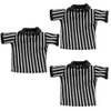 Set of 3 Cloth Referee Shirts for Wrestling Action Figures