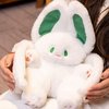 PEACH CAT Cute White Bat Bunny Plush Pillow Kawaii Bat Rabbit Stuffed Animal for Kids 16"