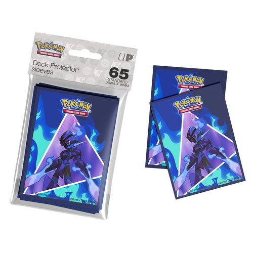 Ultra PRO - Ceruledge 65ct Deck Protector Sleeves for Pokémon, Standard Size Card Sleeves, ChromaFusion Technology, Non-PVC Card Protectors