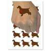 English Cocker Spaniel Dog with Heart Temporary Tattoo Water Resistant Fake Body Art Set Collection - 54 1" Tattoos (1 Sheet)