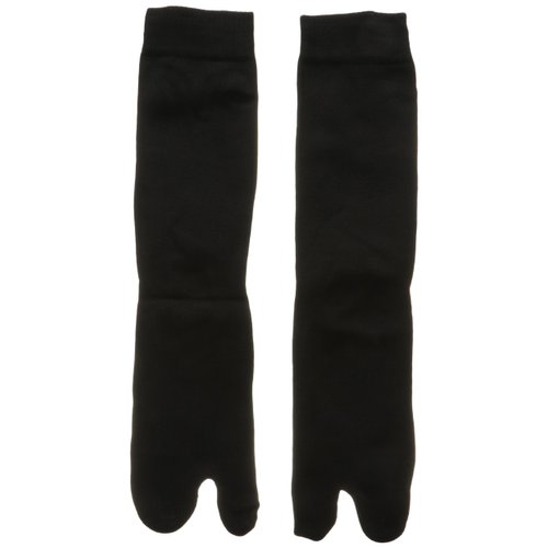 BladesUSA - 2703 - Tabi Socks - One Size Fits All - 100% Nylon - Perfect for Ninja Boots, Imported from Taiwan, Sold as Pair - Self Defense, Training, Safe, Easy, Fun, Cosplay, Martial Arts.,Black