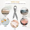 4Pcs Adjustable Bed Sheet Straps Clips, Elastic Mattress Sheet Fasteners Holder and Suspenders, Grippers to Hold Sheet, Mattress, Sofa, Couch, Table Cloth, Recliner Ironing Board Cover and More