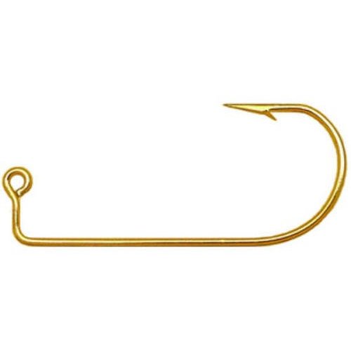 Eagle Claw 575 Gold Jig Hooks - 200 Pack (Size 6)