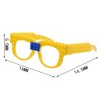 DIY Building Bricks Glasses Birthday Party Favors Gifts Children's Early Education Enlightenment Intelligence Toys Creative Party Supplies Decorations for Building Bricks Kids 9 Pcs/Set