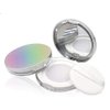 BesYouSel 5g Empty Compact Powder Empty Refillable Loose Powder Box Case Plastic Portable Mini Makeup Loose Powder Puff Box with Container Holder Powder Puff and Sifter,Pack of 5
