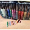 12 Color Liquid Glitter Eyeliner Set, Glitter Liquid Liners, Rainbow Glitter Eyeliner, delineador de ojos con glitter, Colorful Glitter EyelinerSet of Liquid Glitter Eyeliners